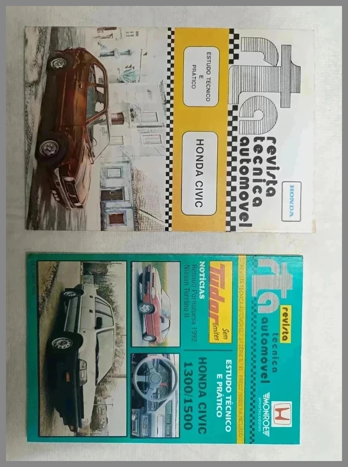 Revistas técnica automóvel - Honda